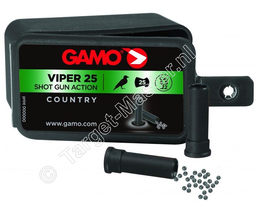 Gamo Viper Airgun Shot Shell 5.50mm Luchtdruk Kogeltjes verpakking 25